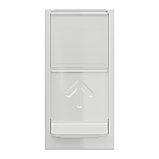 RJ45 накладка 1 модуль білий, фото 5