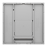 RJ45 накладка 2 модуль алюміній, фото 6