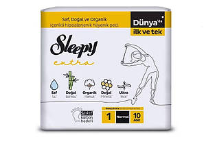 Прокладки гігієнічні Sleepy Extra Normal-1 240 мм 10 шт