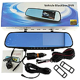 Відеореєстратор дзеркало заднього виду Vihicle Blackbox DVR L9000 4.3" (2 камери) Full HD, фото 9