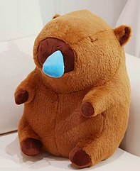 М'яка іграшка  "Капібара з краплею носом" 30см