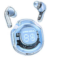 Стильні бездротові навушники із зарядним кейсом TWS Ultrapods Pro Навушники з шумопоглинанням та дисплеєм, фото 9