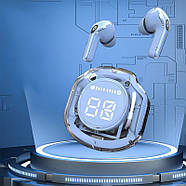 Стильні бездротові навушники із зарядним кейсом TWS Ultrapods Pro Навушники з шумопоглинанням та дисплеєм, фото 4