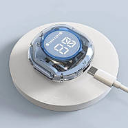 Стильні бездротові навушники із зарядним кейсом TWS Ultrapods Pro Навушники з шумопоглинанням та дисплеєм, фото 7