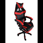 Геймерське крісло Vicotan VIP професійне, чорно-червоне, фото 3