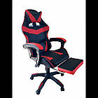 Геймерське крісло Vicotan VIP професійне, чорно-червоне, фото 5