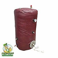 Бойлер непрямого нагріву з нержавійки вертикальний - 110 л (Україна) з утеплювачем