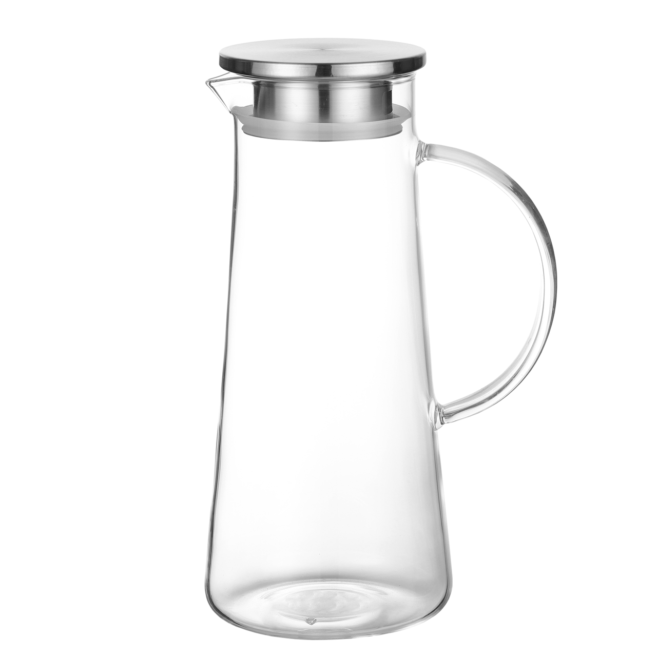 Графін скляний зі сталевим корком 1.2л Kamille KM-9033, фото 1