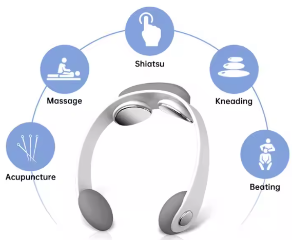 Імпульсний масажер для шиї Neck Massager PR-A09, фото 1