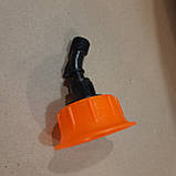 Форсунка одинарна (лійка 5 отворів) до акумуляторного оприскувача, фото 3