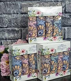 Набір Кухонних рушників Льон (4шт 25х50см)