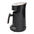 Кавоварка електрична 250 (мл) електротурка Sokany для дому та офісу 600 Вт Чорна Lugi, фото 4