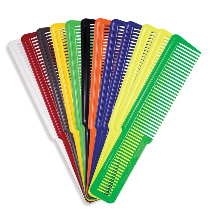 Набір гребінців для стрижки волосся 12 шт WAHL Multi Colored Comb 03206-200