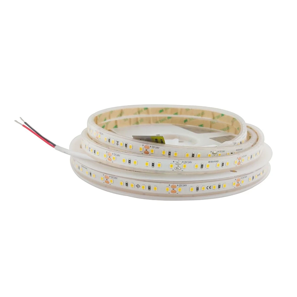 Вологозахищена світлодіодна стрічка RISHANG RV30C0TC-A 2700K 24V 120led/m 9.6W 880Lm IP67 CRI80, фото 1