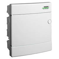 Модульний щиток 8 модулів 1 ряд IP40 PNF 8W білі дверцята вбудованого монтажу