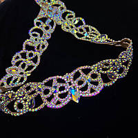 Пояс для бальних танців декорований стразами