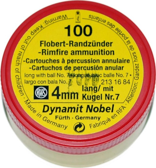 Патрони Флобера Dynamit Nobel, 4 мм