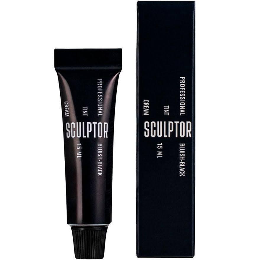 Кремова фарба Sculptor Lash Tint Cream 15 мл для вій та брів, (bluish black) - синяво-чорний