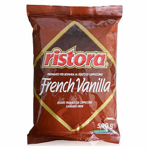 Капучино Ristora French Vanilla 0.5 кг 20уп, фото 3