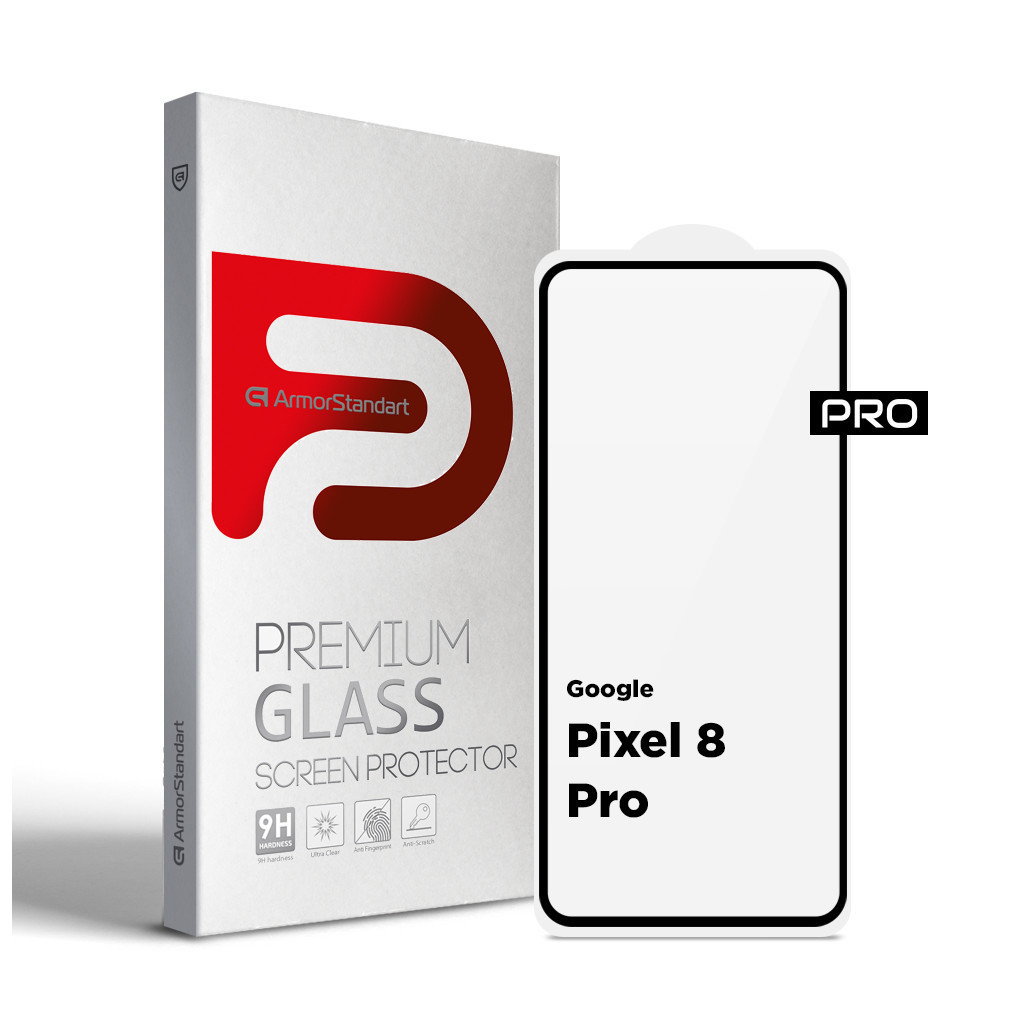 Захисне скло ArmorStandart Pro для Google Pixel 8 Pro Black (ARM72908)