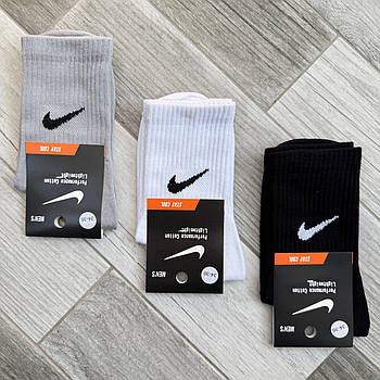 Шкарпетки дитячі демісезонні спортивні бавовна Nike Tennis Performance, розмір 34-36, асорті, 9557