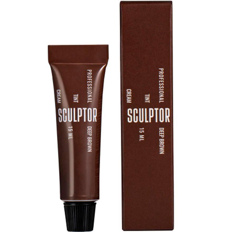 Кремова фарба Sculptor Lash Tint Cream 15 мл для вій та брів, (deep brown) - глибокий коричневий, фото 1