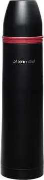 Термос з нержавіючої сталі Kamille KM-2059B з пластиковими вставками 1л