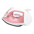 Праска ручна c парою для одягу Sokany 1800 Вт з металокерамічною підошвою Рожевий Lugi, фото 3