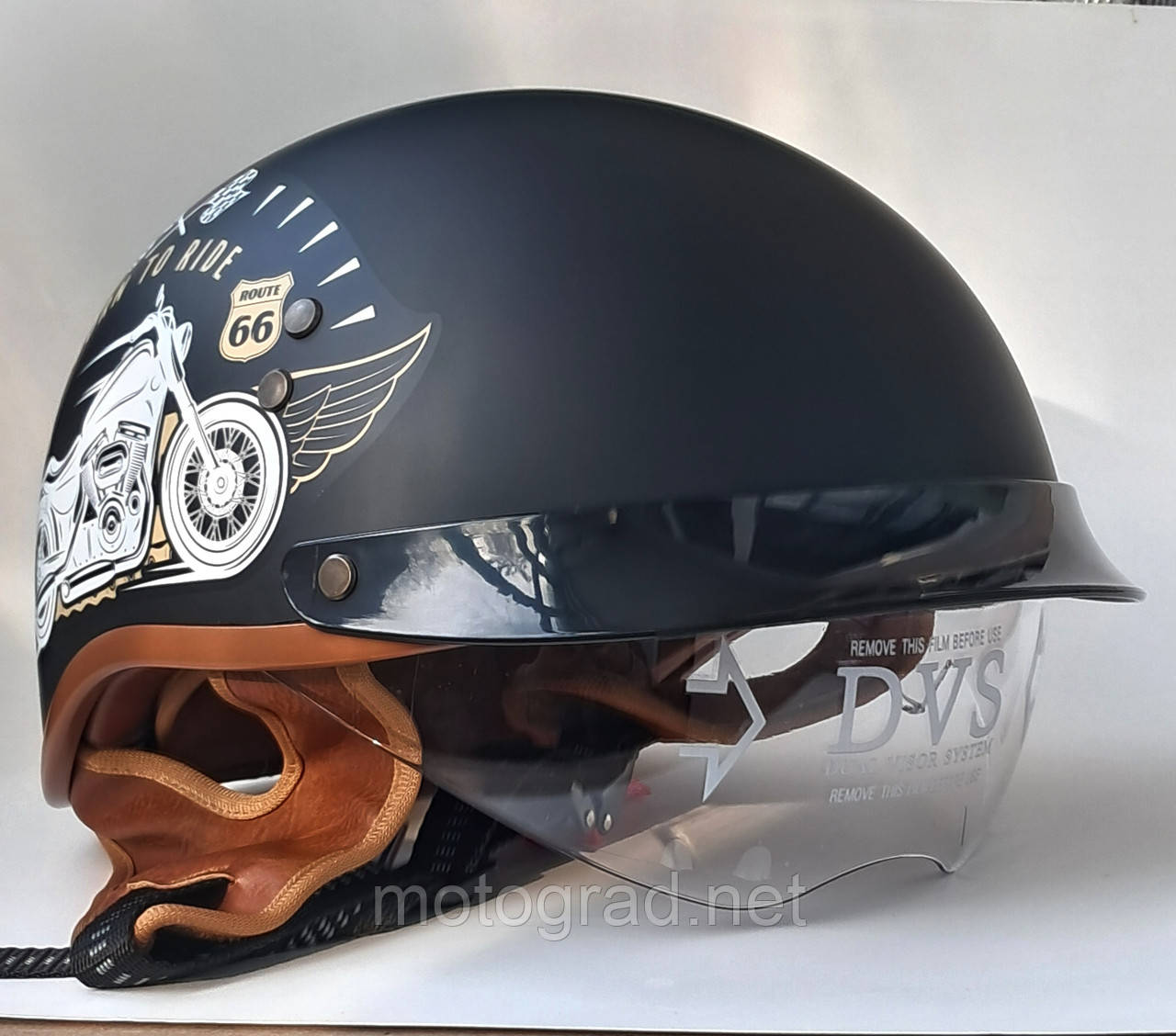 Шолом-каска Кастом-Чепер розмір L 58-59 см, фото 1