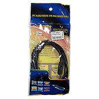 AUX кабель (3.5mm/1.5m) в пакеті