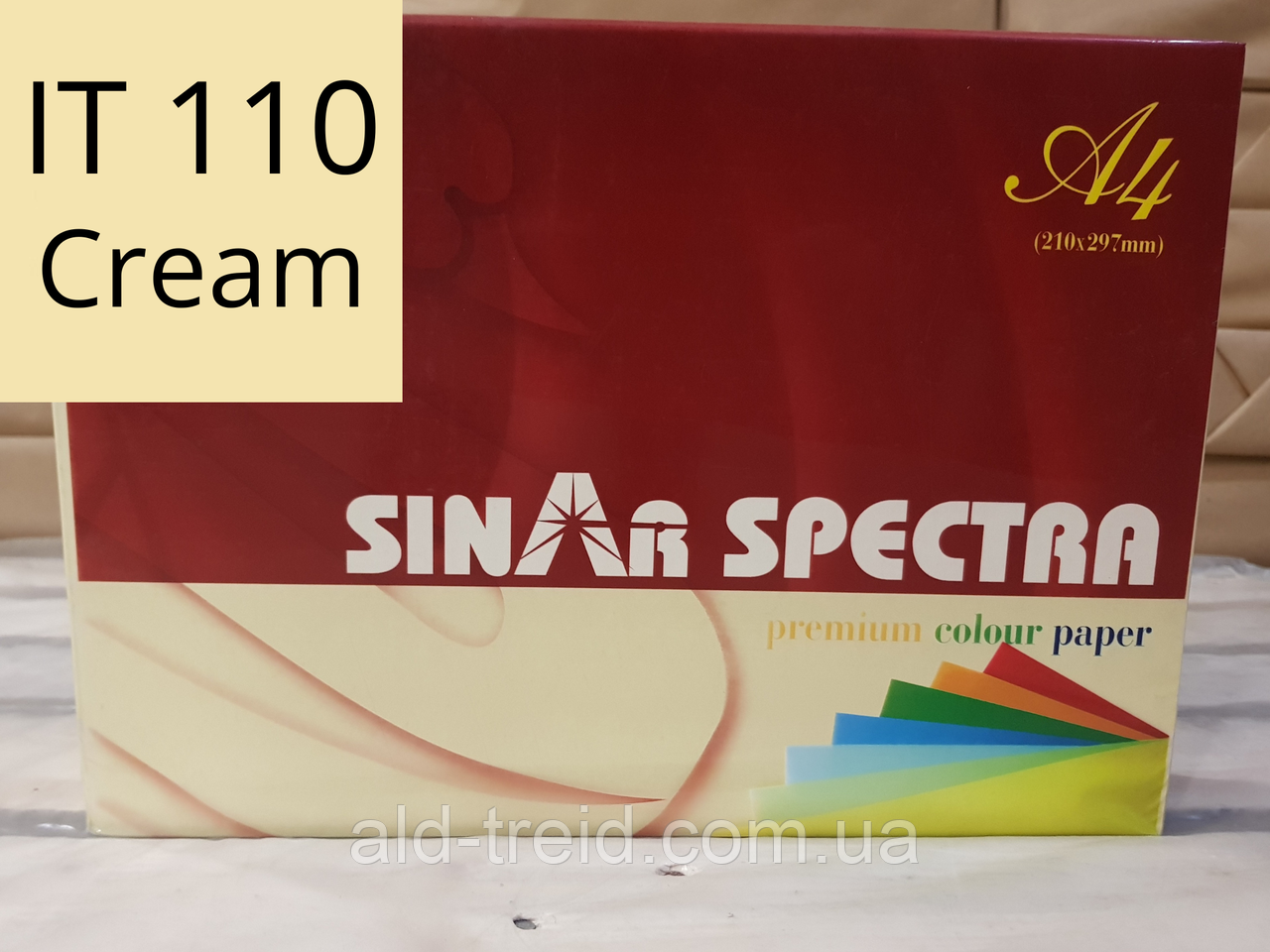 Папір кольоровий Spectra Color А4 80 г/м2 кремова IT110 Сream