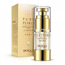 Зволожувальний і омолоджувальний крем для шкіри навколо очей BIOAQUA Pure Pearls з натуральною перловою пудрою 25 г