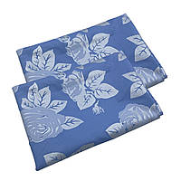 Напірник на подушку 70х70 | Нижня наволочка для пір'я та пуху з тіку однотонний, блакитний