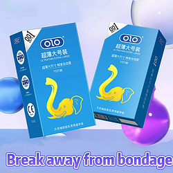 Презервативи збільшеного розміру OLO 001 10 шт оригінал 6934439727815