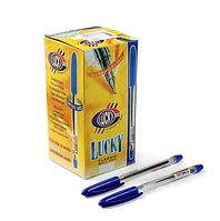 Ручка кулькова LUCKY синя 1/50