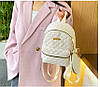 Стьобаний жіночий рюкзак з міні гаманцем, фото 10