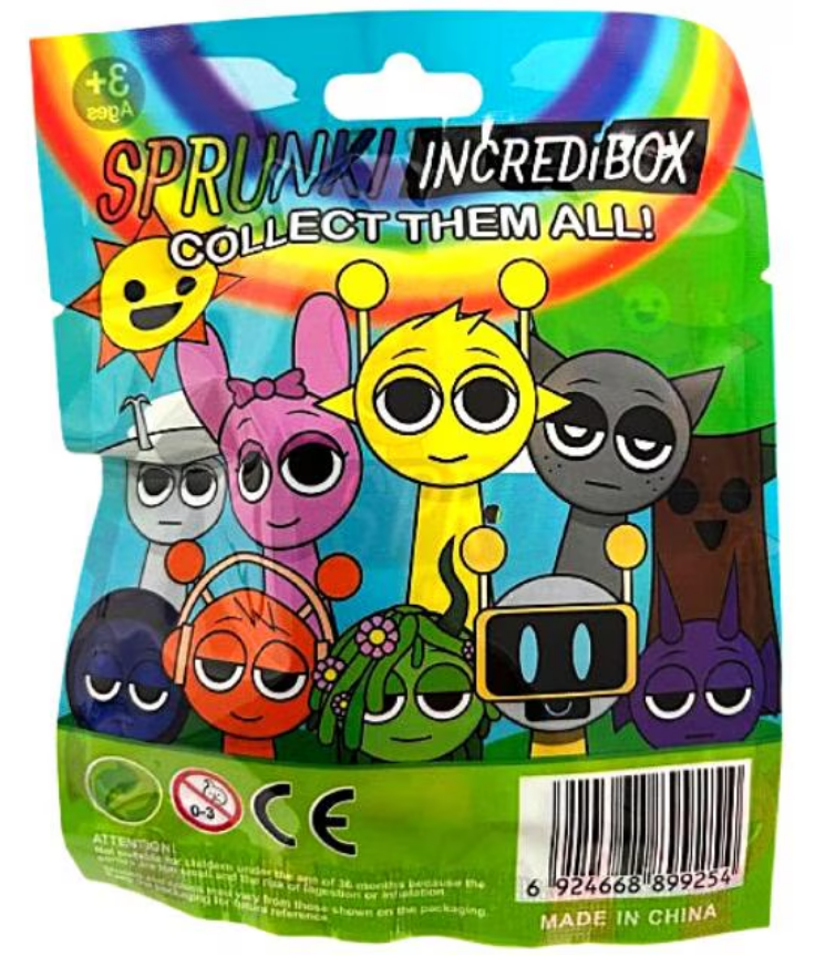 Іграшка-сюрприз Sprunki Incredibox (Пружні), гумова, асортимент (99254), фото 1