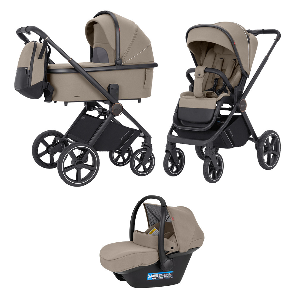 Коляска універсальна дитяча CARRELLO Ultimo CRL-6519 (3in1) Pearl Beige