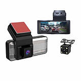 Автомобільний відеореєстратор Т-711 (2 камери) Wi-Fi Full HD, фото 4