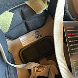 Балістичний Шолом Fast NTS USA NIJ IIIA койот піксель з навушниками EARMOR M32H плюс з мікрофоном, фото 7