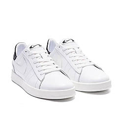 Чоловічі шкіряні кеди Nike White — білі, натуральна шкіра, весна-літо-осінь