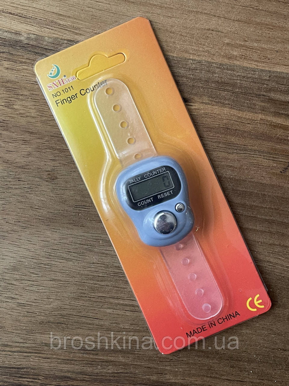 Електронний лічильник рядів для в'язання на палець (Колір СІРИЙ), фото 1