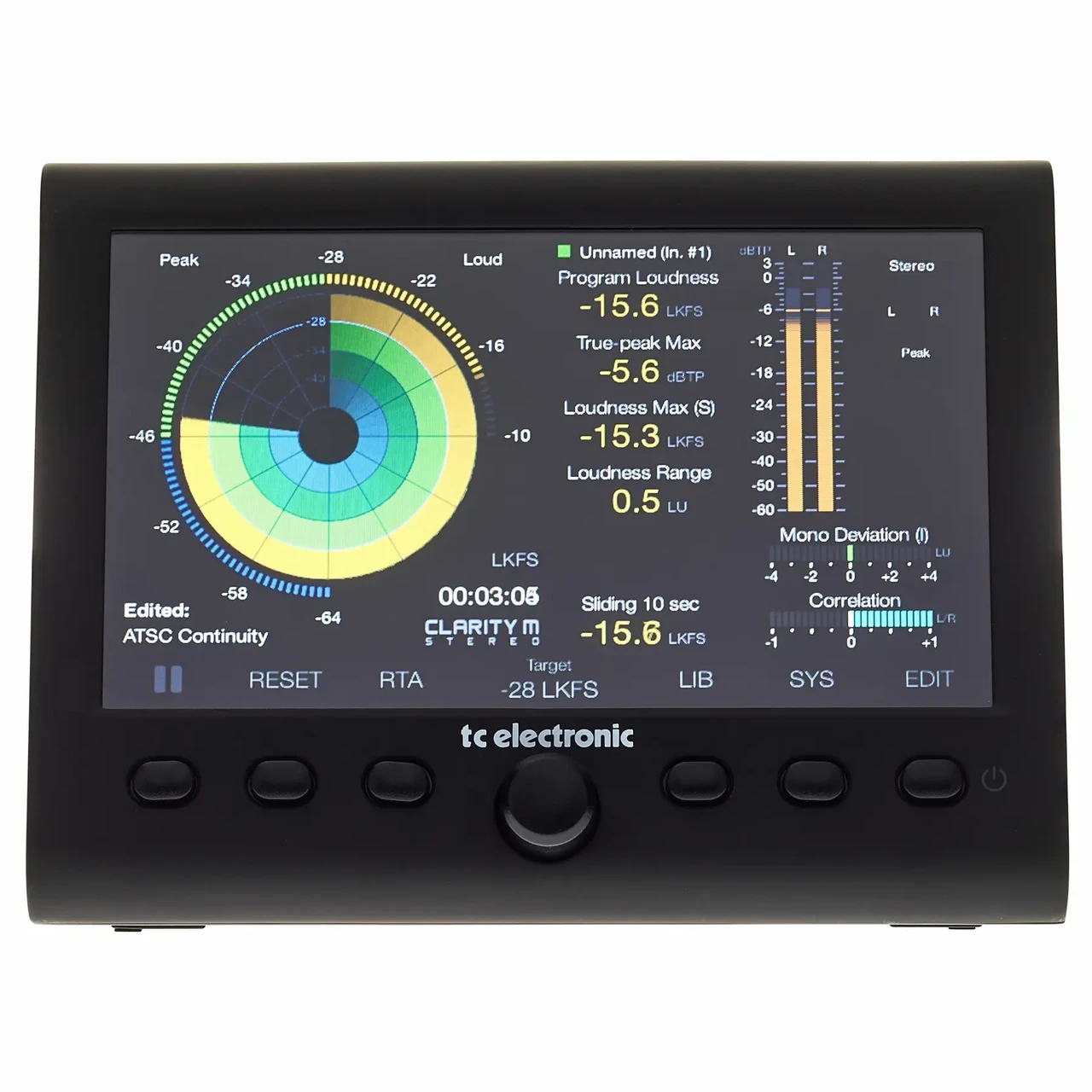 Аудіовимірювальний пристрій TC Electronic Clarity M Stereo