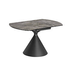 Стіл зі скляною глянсовою стільницею TOKYO Gloss taup T7539-135 Evrodim, фото 4