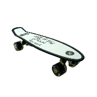 Скейт Пенні борд "Best Board" білий, колеса PU світяться, d = 6 см S00635-1