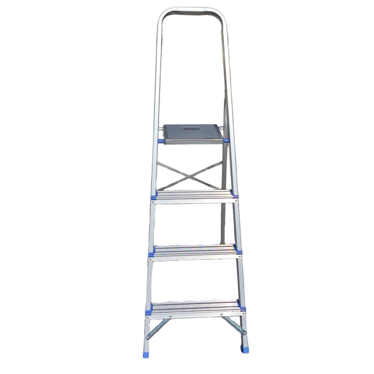 Драбина-стрем'янка Dozer алюмінієва 4 сходинки 143 х 43 см (А0050443)