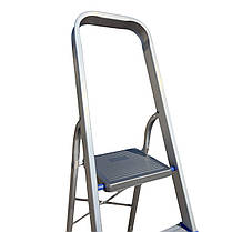 Драбина-стрем'янка Dozer алюмінієва 4 сходинки 143 х 43 см (А0050443), фото 5