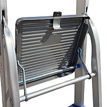 Драбина-стрем'янка Dozer алюмінієва 5 сходинкок 168 х 46 см (А0050444), фото 5