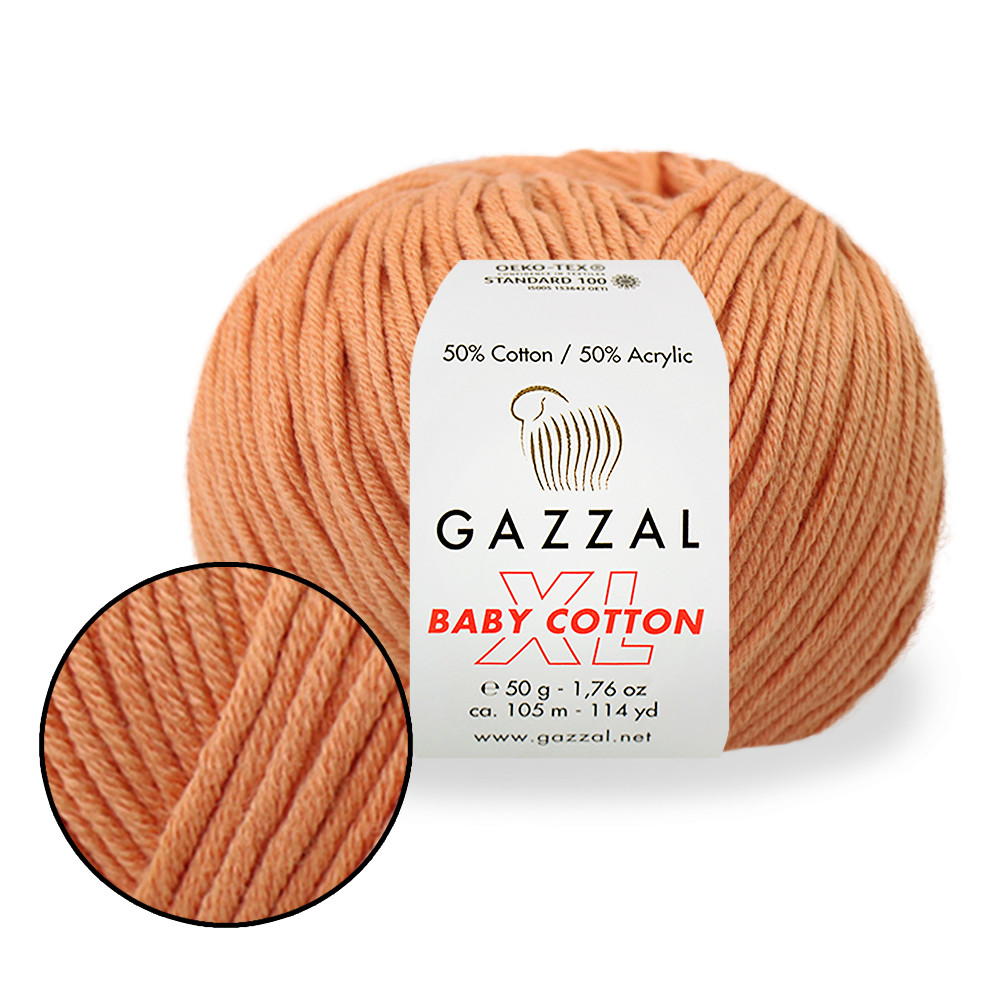 Gazzal XL Cotton Baby, Цибульний №3465, фото 1