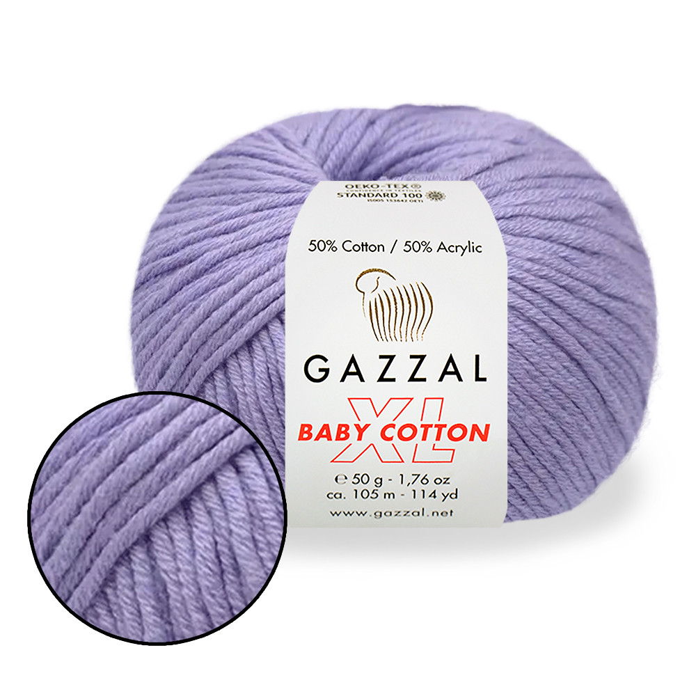 Gazzal XL Baby Cotton, Бузок No3420, фото 1